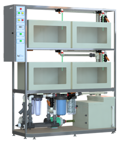 Xenopus and mid-size fishes Housing System